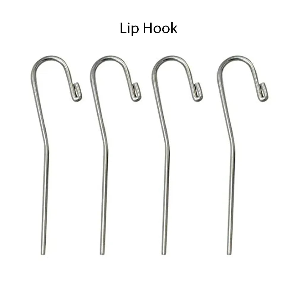 Set of 4 stainless steel lip hooks for dental use Beetle Dental Woodpecker apex locator accessories