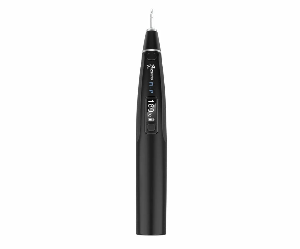 Woodpecker Obturation Pen for dentists black ergonomic obturation pen with digital temperature display and fine metal tip