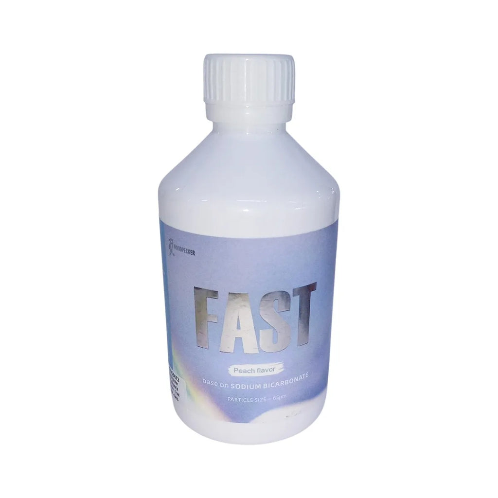 Beetle Dental white plastic bottle of FAST peach flavor dental polishing powder Woodpecker Prophylaxis Powder