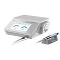 Woodpecker Surgic Touch piezosurgery unit white touchscreen console with blue handpiece and stand