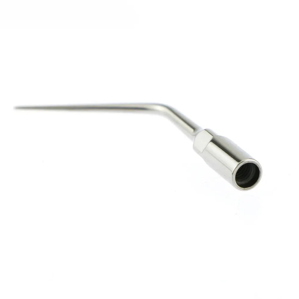 Single angled stainless steel Woodpecker endodontic scaler tips for ultrasonic dental instruments