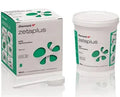 Zhermack Zetaplus dental putty in 900ml container with mixing spatula for precise dental impressions