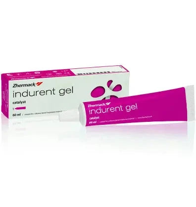 Zhermack Zetaplus dental putty with a tube of Indurent Gel catalyst for dental applications