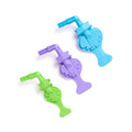 Beetle Dental set of three Mr. Thirsty dental isolation device in blue purple and green with angled suction nozzles